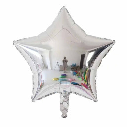 Foil Balloon - Star - Silver